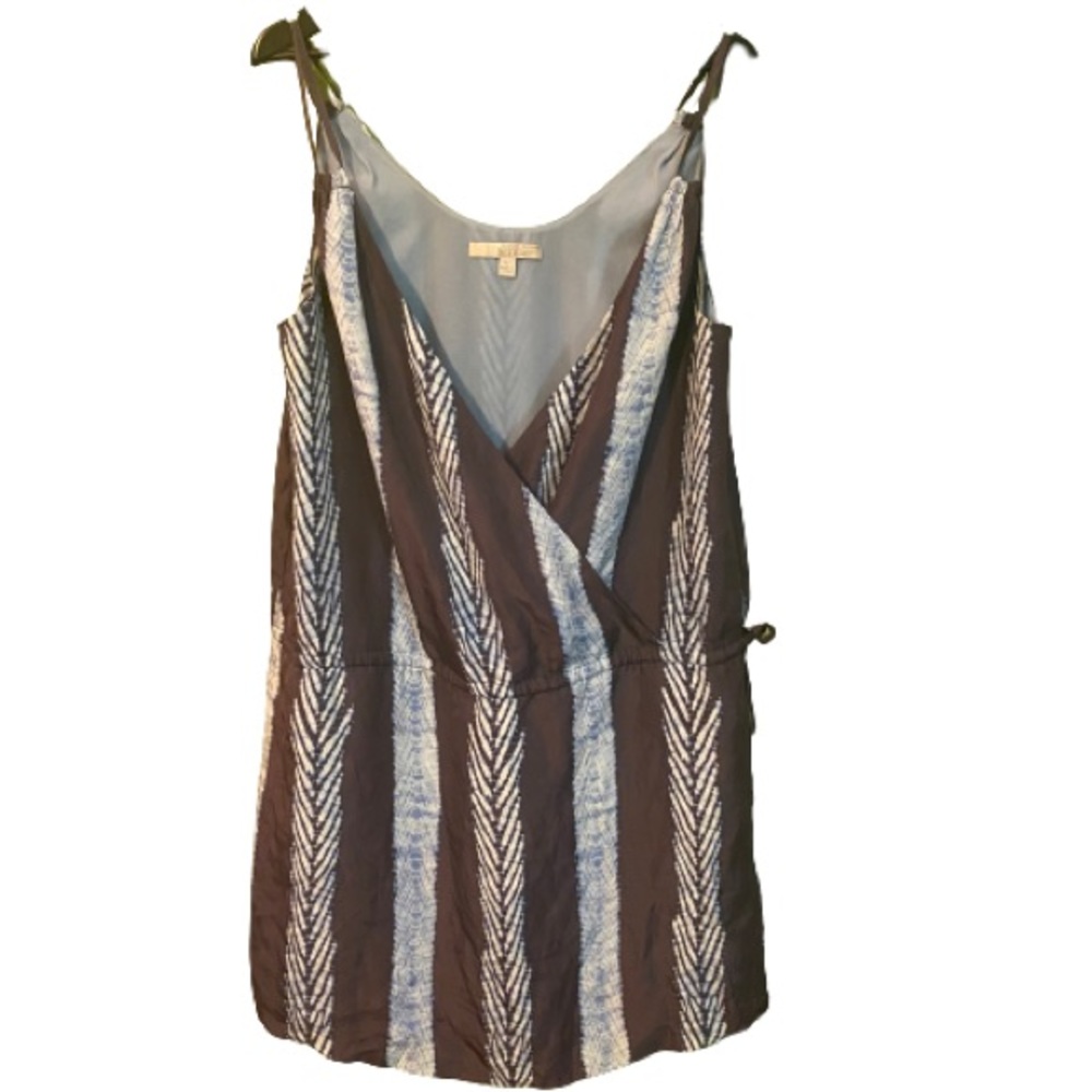 Banana Republic Heritage blue silk batik sundress